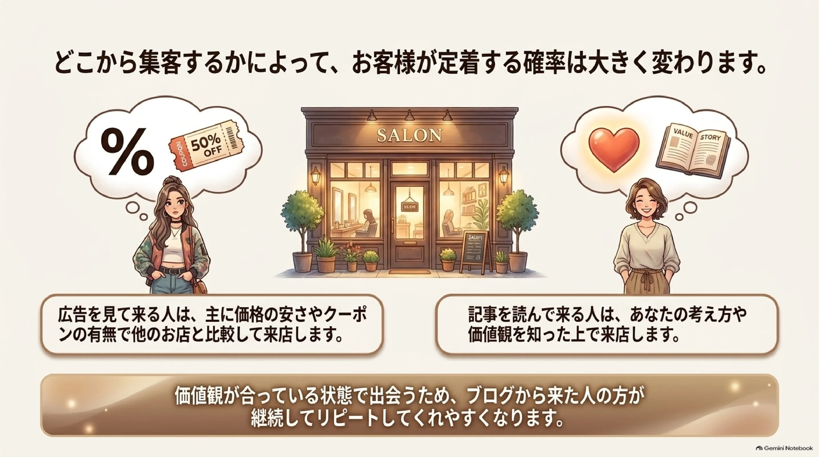 来てほしい人を思って書く