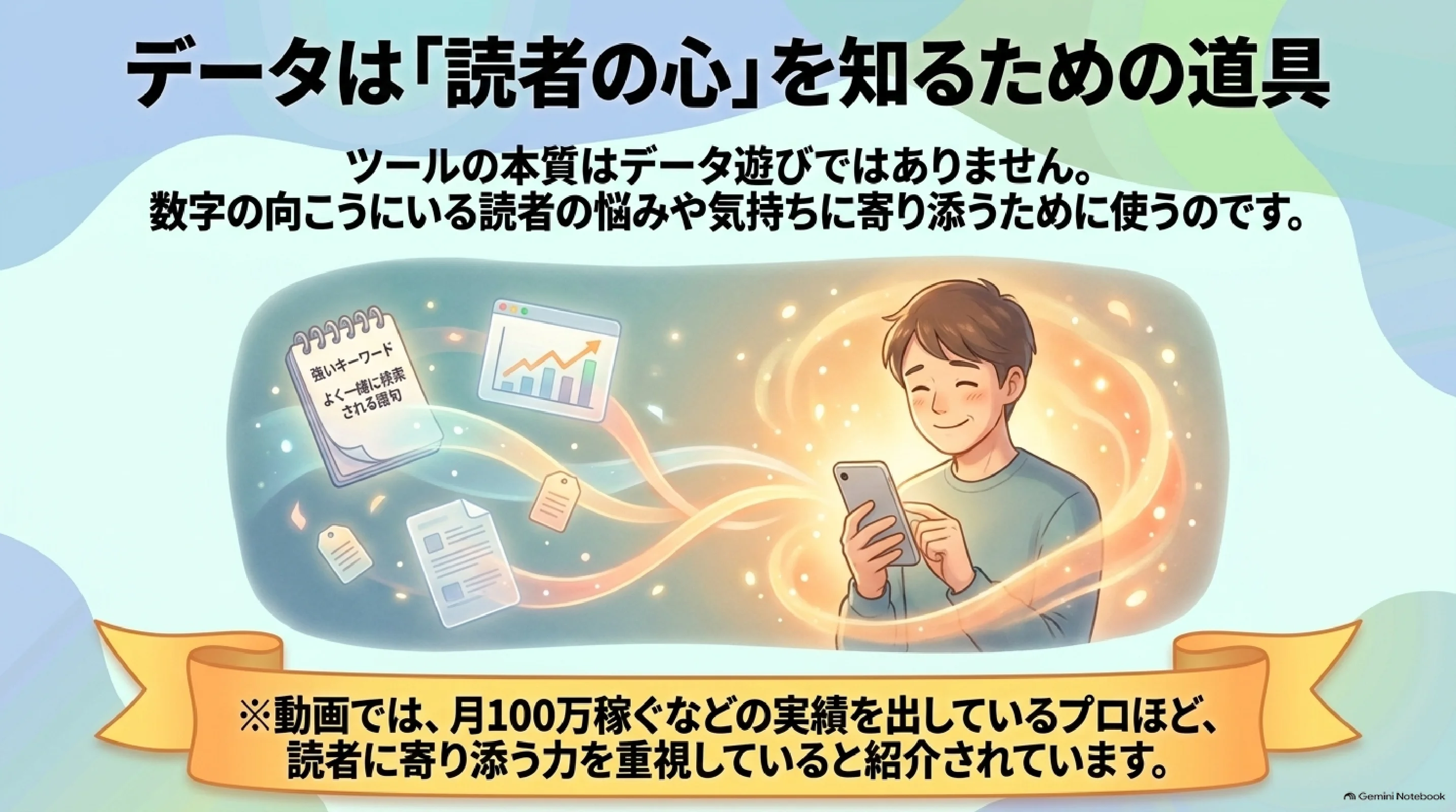 データの向こうの読者の心に寄り添う