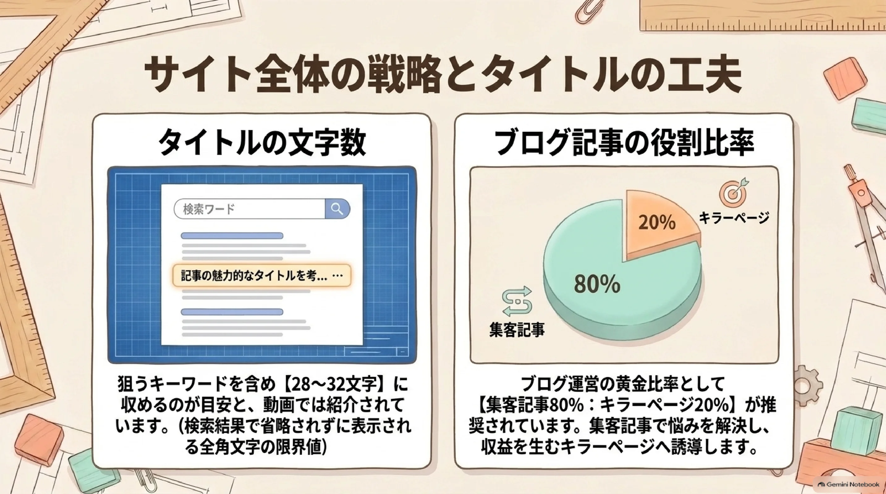 タイトルとサイト全体の戦略を考える