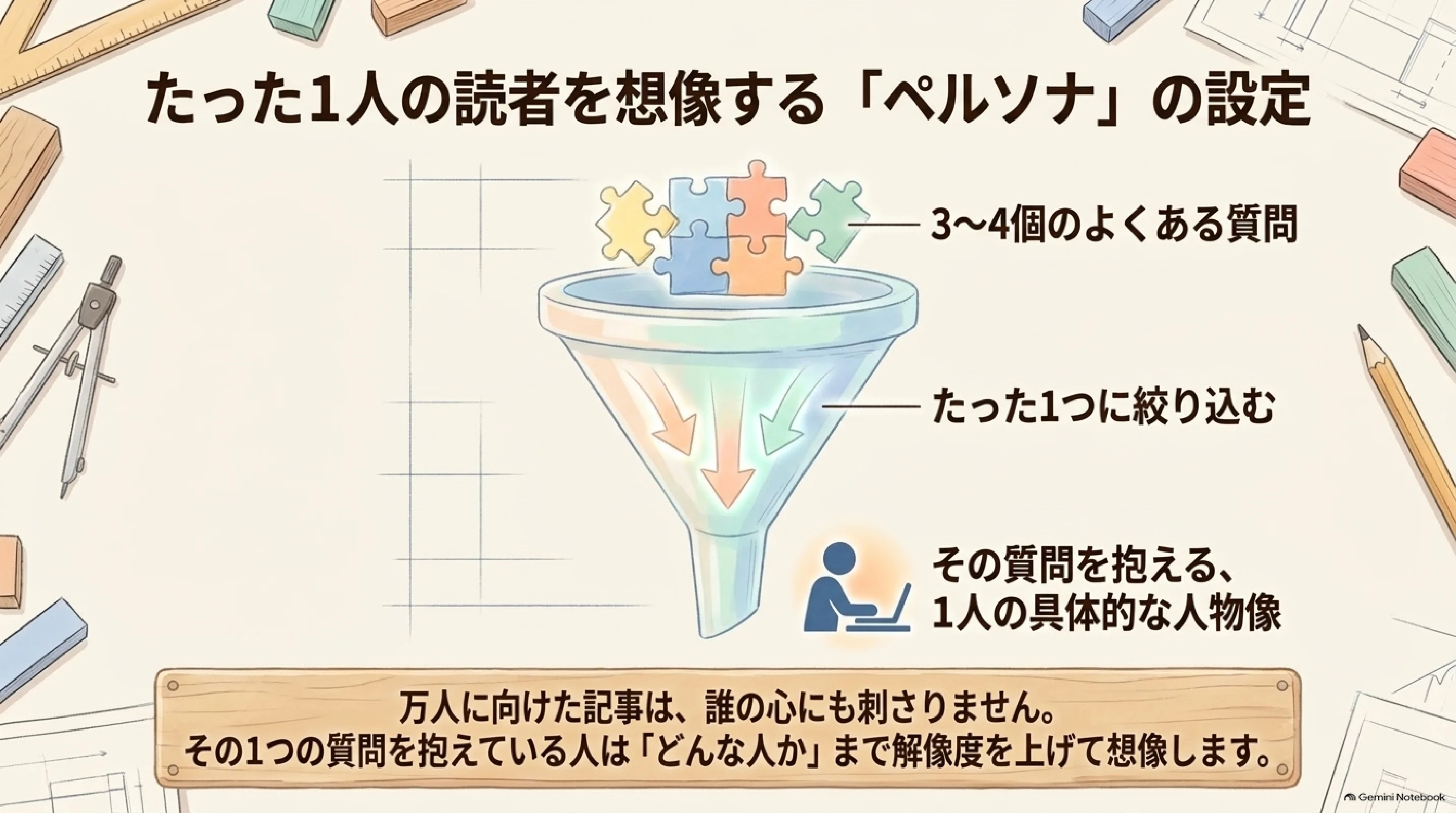 たった1人の読者を想像するペルソナ