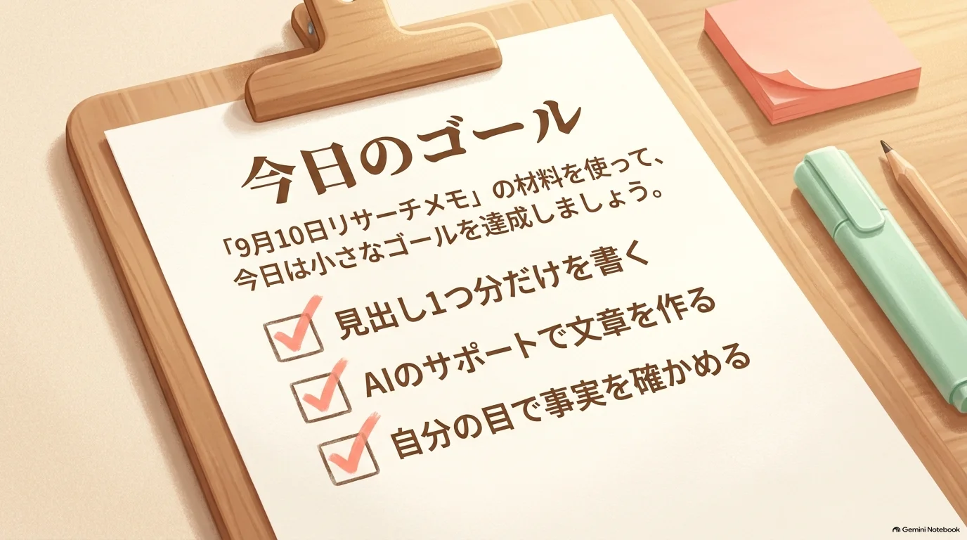 Day06後半の事実確認のゴール
