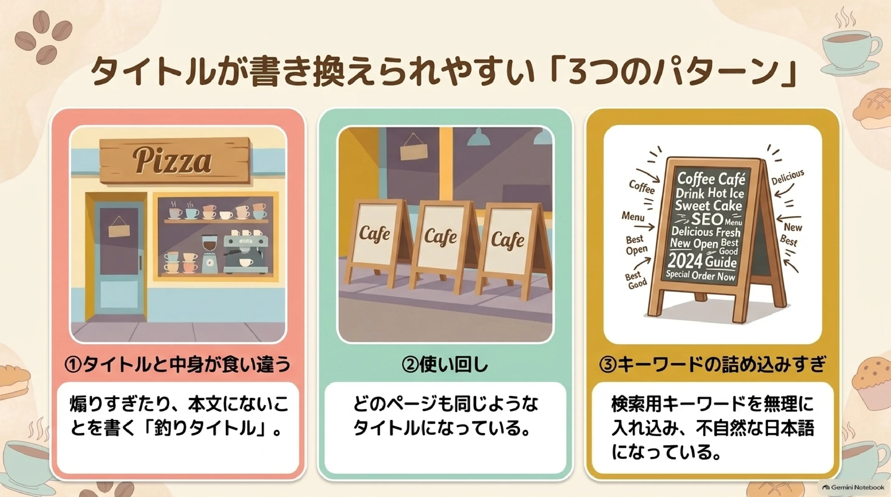 Googleが検索結果のタイトルリンクを自動で決める仕組み