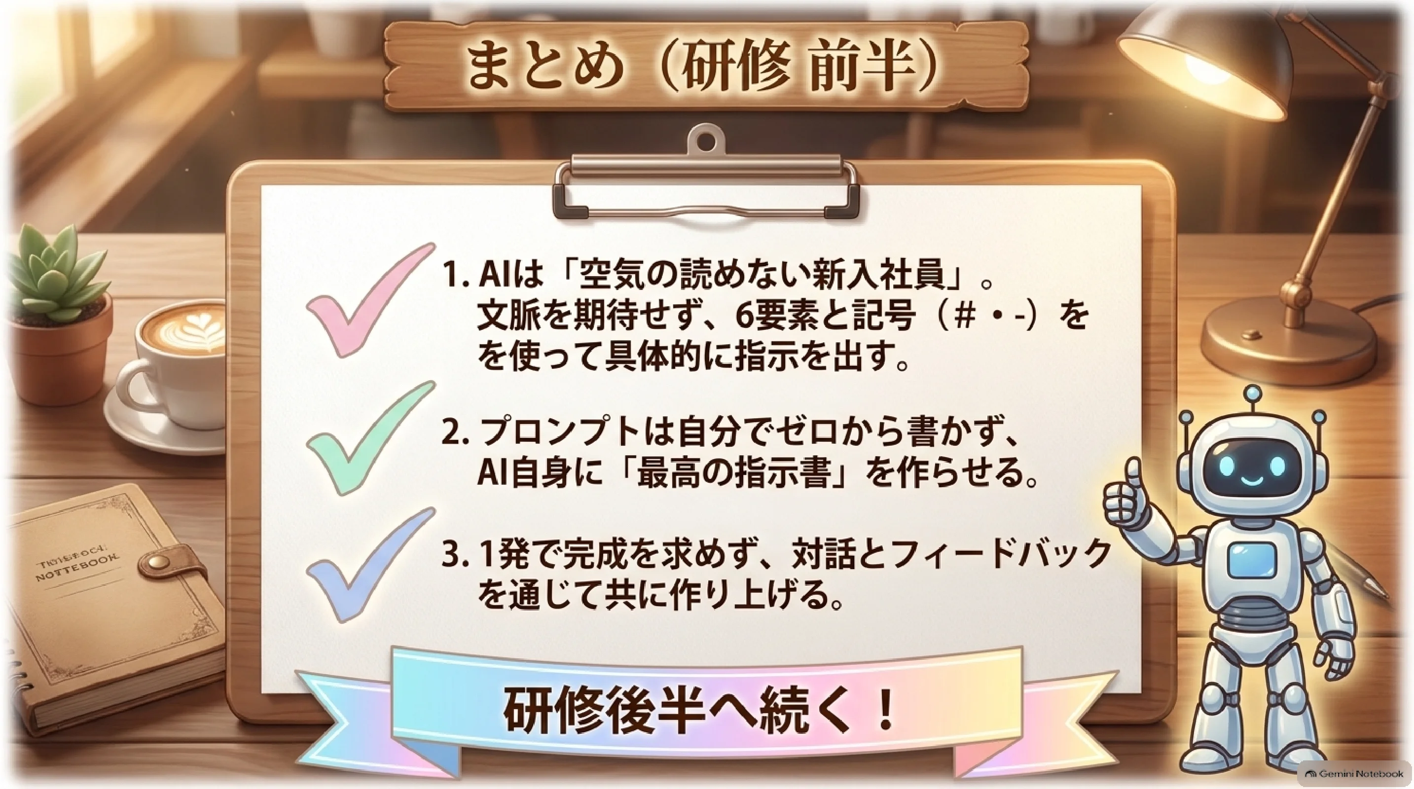 前半の学びを振り返るまとめ
