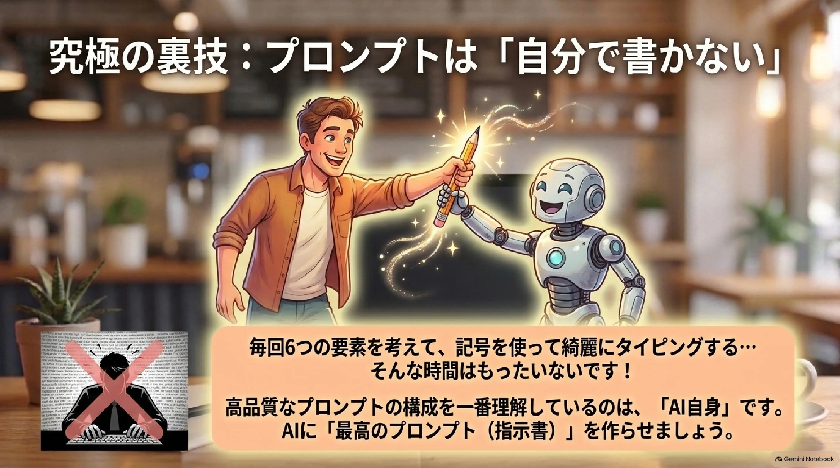 プロンプトを自分で書かずAIに任せる考え方